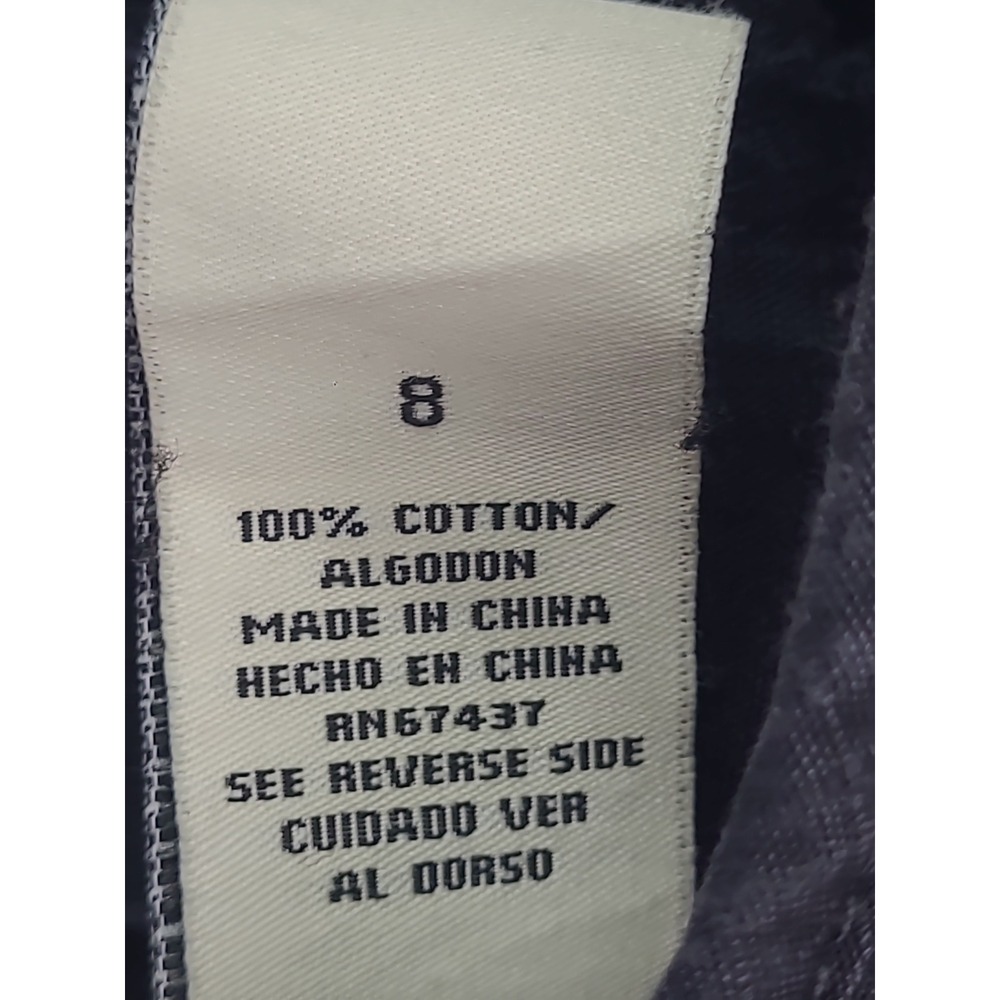 Vtg Polo Jeans Ralph Lauren Womens Sz 8 Black‎ Cargo Rip Stop Utility Pocket - Picture 7 of 14